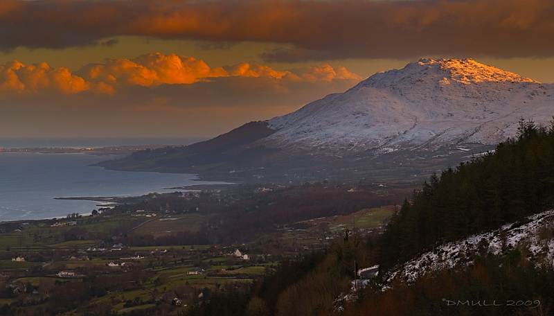 Slieve Foy Mountain at Carlingford in Ireland