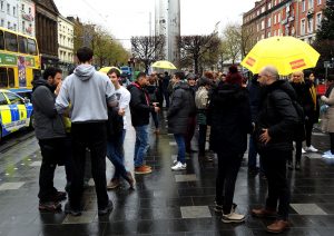 Group vacation tour in Dublin City by the Spire 