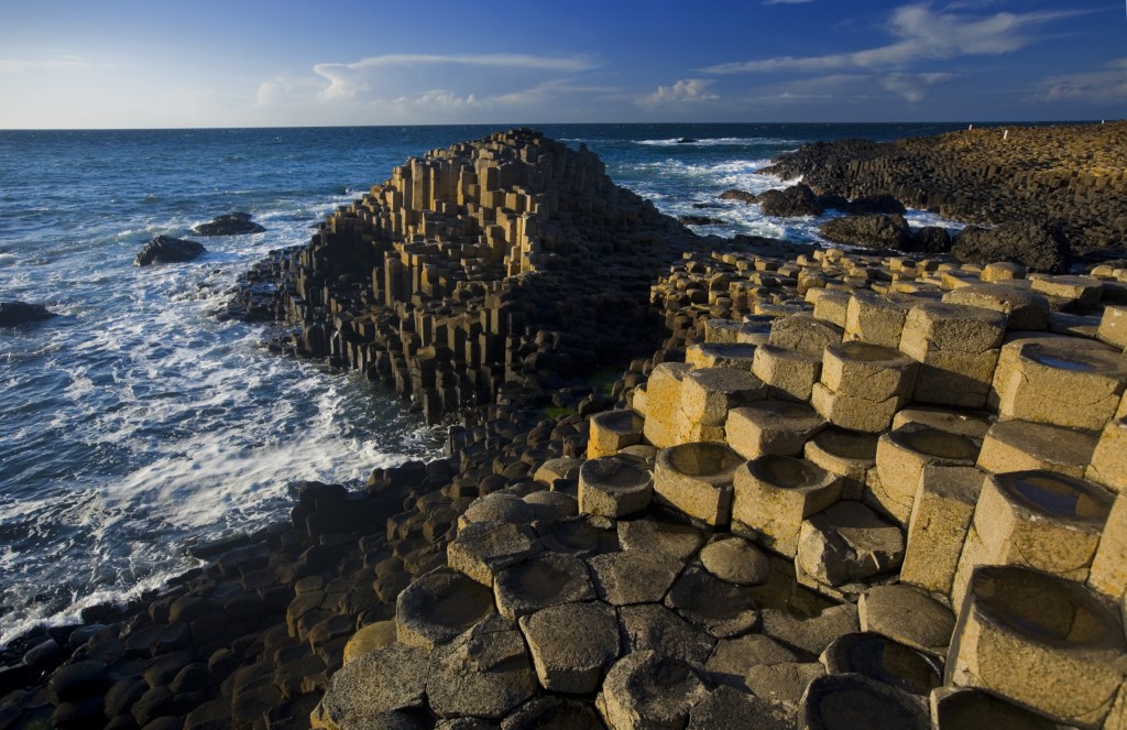 The Giants Causeway in County Antrim