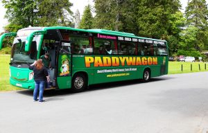 Paddywagon group vacation tour bus 