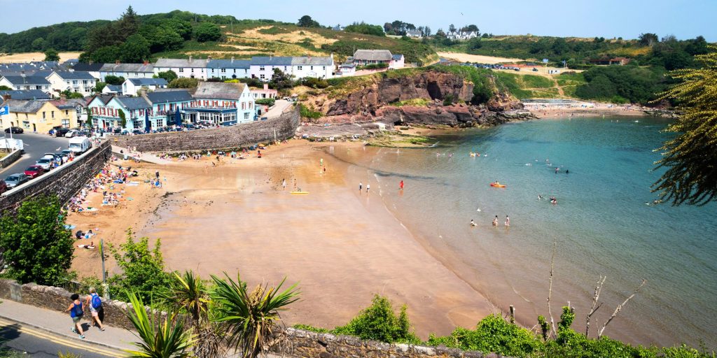 Beach in the South East seaside town of Dunbrody