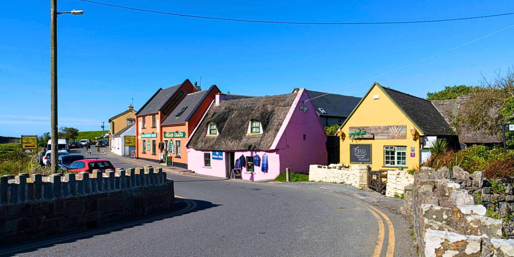 Cottages on the coast of Doolin