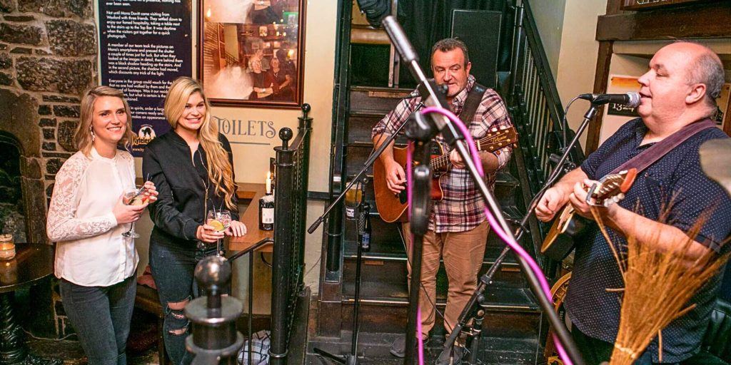 Interior of Kilkenny pub with live music
