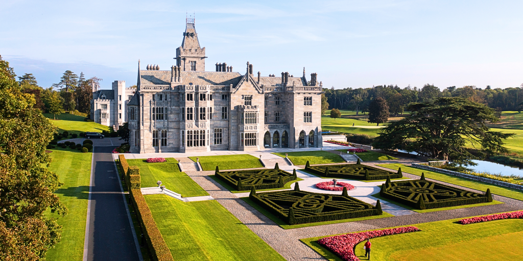 Adare Manor from a distance