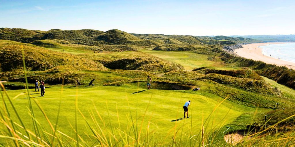 People playing golf in Kerry