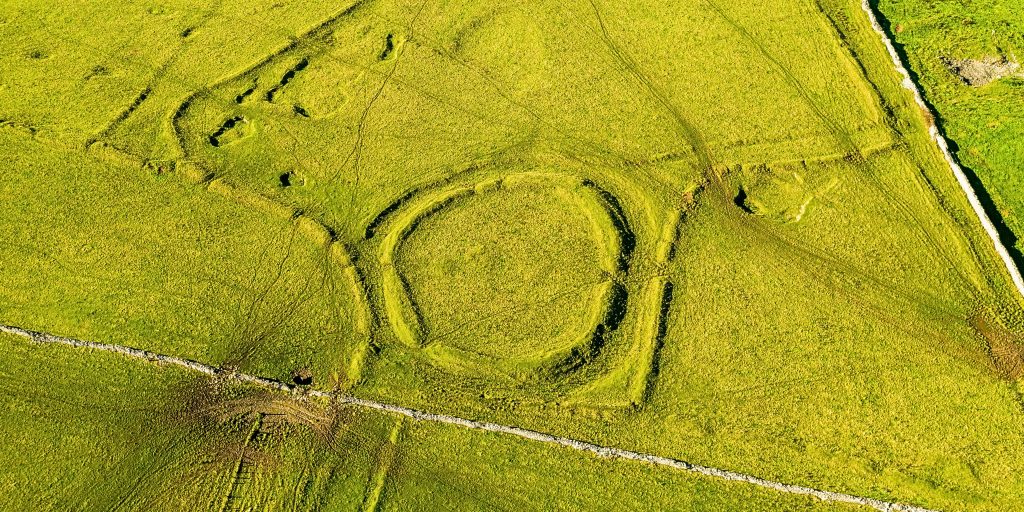 Hill of Ward aerial view