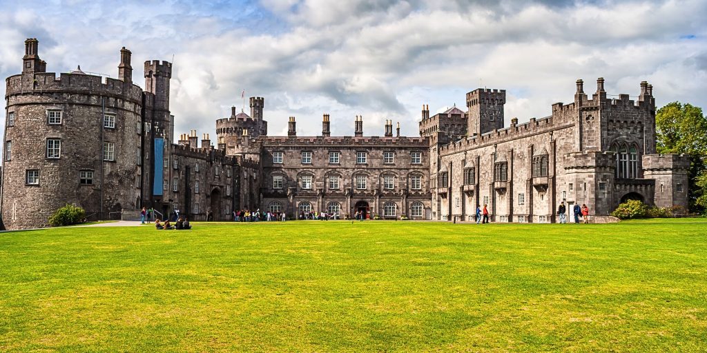 Front lawn of Kilkenny Castle in Kerry