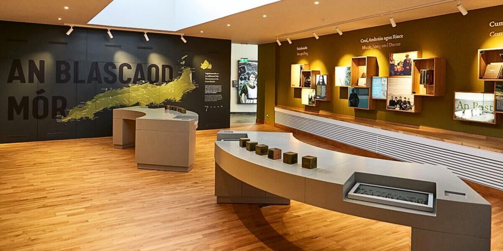 Exhibition inside the Blasket Centre