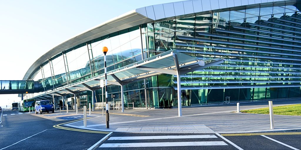 Exterior of Dublin airport